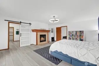 Fire Place in Primary Suite