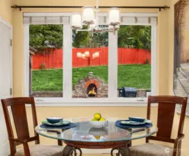 Breakfast Nook Surrounded by Nature