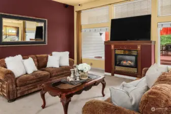 Warming Gas Fireplace Adorns Living Spaces