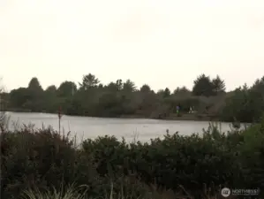 VIEW OF PERKINS POND FROM THE HOME WHERE YOU CAN WATCH MIGRATING WATER FOWL!
