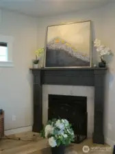 COZY UP TO THE PROPANE FIREPLACE DURING COOL BEACHY EVENINGS!