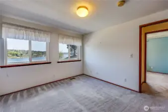 Bedroom 2 of 3 upstairs, 4 bdrms total. Amazing views!