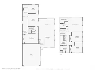 Floorplans. Note the "family room" is a bonus room and the "office" on the main is a bedroom (closet/window).