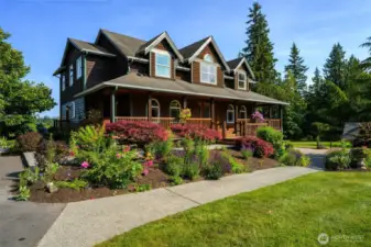 Custom built home with a wonderful flow and great features throughout.