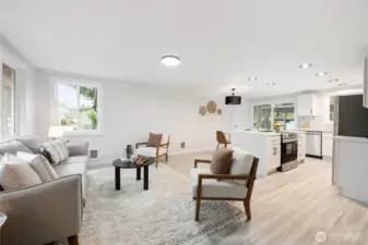 Open and Bright Living Room