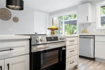 Stove in island