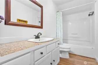 Upstairs full bath