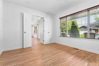 Office/Bedroom off living room