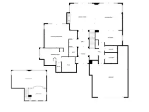 Main level plus loft.  One level living at its best!
