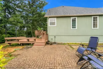 huge patio perfect for a hot tub!