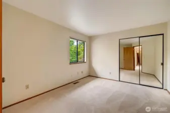 Spacious bedroom with great light.