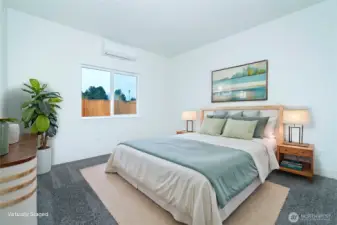 Virtually staged