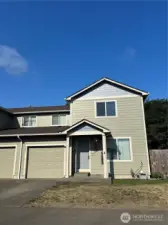 Front of townhome