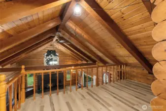 Loft:  great reading nook or potential office space