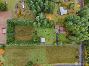 Aerial view of property.