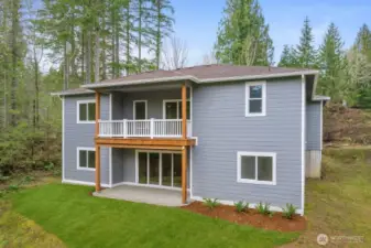 Render of rear elevation