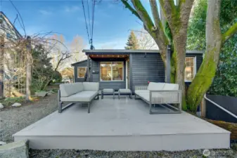 The newer deck extends your living space and offers even more room for relaxing or entertaining.