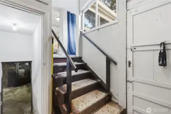 Stairwell to the basement.
