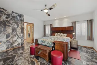 Primary with ensuite and walk in closet