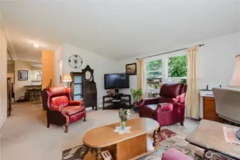 Spacious, light and bright Living Room / Family Room.