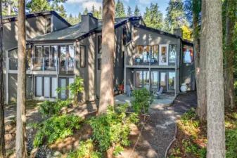 Beautiful inside and out. This home has amazing mountain and bay views from both levels of the home.