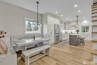 Dining area and off of kitchen