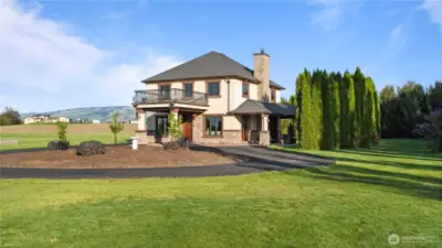 Looking east towards the Home