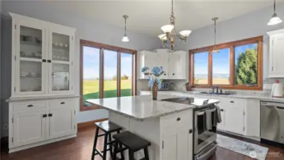 Gourmet kitchen