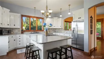 Gourmet kitchen