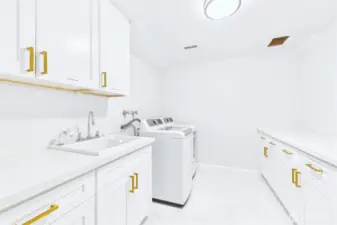 Recently updated laundry room