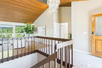 Spacious entry area