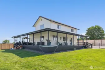 View of Wrap Around Porch.