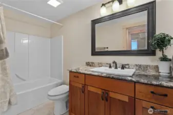 Downstairs full bath