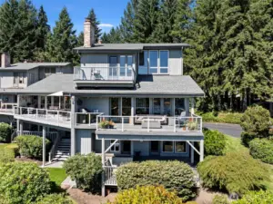 Three stories of comfort and style.  Many updates include newer furnace and heat pump; windows; oak stairs; tile; two Trek decks; full primary bath remodel; kitchen refresh; and many more.  Truly a turnkey home in a well established and maintained complex.