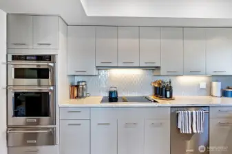 Newer appliances, cabinet fronts, countertops, floors.  Ready to enjoy.