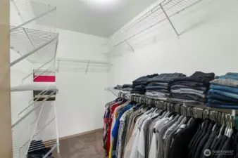 Primary Walk in Closet