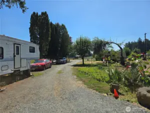 Gravel Road To Front of Property