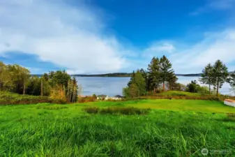 Eastern/center views from top half of lot