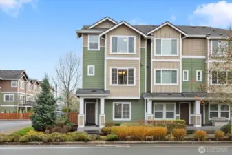 Charming front view with crisp curb appeal.