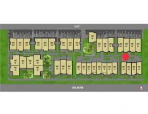 Site map with home location