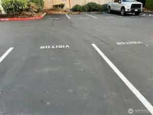 Visitor parking available