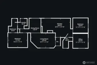 Floorplan. Measurements are approximate.