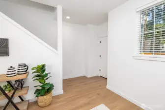 Lot's of natural light and a neutral palate for easy living and design.