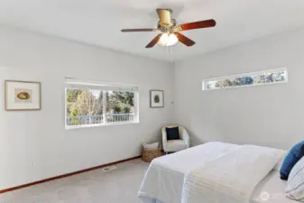 Primary bedroom on main level.