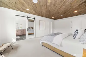 Walk-In Closet & Barn Door