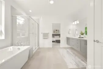 Virtually staged
