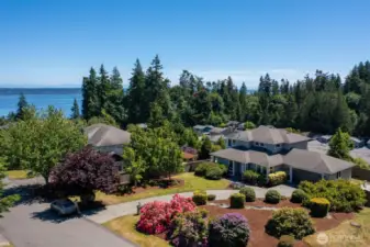 Large corner lot with water views