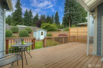 Backyard patio