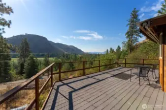 Extend living space outdoors on the spacious deck.