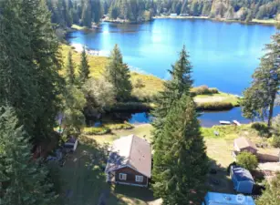 Lake front cabin on Star Lake with private dock
